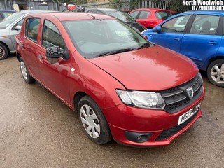 Location: North Woolwich - 2013 DACIA SANDERO LAUREATE 5 Door Hatchback REG: HG13KNE, Keys: No, MOT Expiry date: 10/09/2024, 1149 Petrol, 5 Speed Manual Petrol, Former Keepers: 2