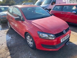 Location: North Woolwich - 2011 VOLKSWAGEN POLO S 60 3 Door Hatchback REG: SY61RVM, Keys: No, MOT Expiry date: 21/03/2024, 1198 Petrol, 5 Speed Manual Petrol, Former Keepers: 5