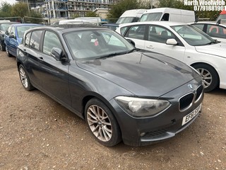 Location: North Woolwich - 2012 BMW 116I SE TURBO 5 Door Hatchback REG: EF61SVP, Keys: No, MOT Expiry date: 02/10/2024, 1598 Petrol, 6 Speed Manual Petrol, Former Keepers: 9