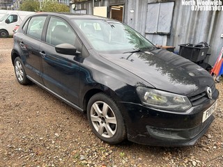 Location: North Woolwich - 2011 VOLKSWAGEN POLO S 60 5 Door Hatchback REG: FV11FDC, Keys: No, MOT Expiry date: 22/03/2024, 1198 Petrol, 5 Speed Manual Petrol, Former Keepers: 4