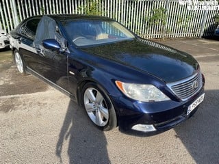 Location: North Woolwich - 2009 LEXUS LS 460 SE-L A 4 Door Saloon REG: LP59MBX, Keys: No, MOT Expiry date: 23/07/2025, 4608 Petrol, 8 Speed Auto Petrol, Former Keepers: 5