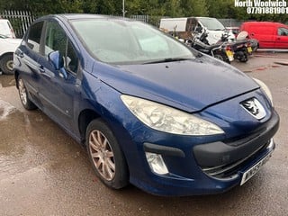 Location: North Woolwich - 2009 PEUGEOT 308 XLS 5 Door Hatchback REG: WN59MGJ, Keys: No, MOT Expiry date: 04/06/2025, 1397 Petrol, 5 Speed Manual Petrol, Former Keepers: 6