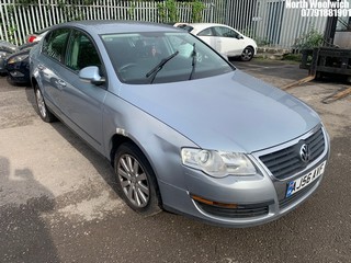 Location: North Woolwich - 2006 VOLKSWAGEN PASSAT S TDI 105 4 Door Saloon REG: AJ56AVF, Keys: No, MOT Expiry date: 10/12/2024, 1896 Diesel, 5 Speed Manual Diesel, Former Keepers: 3