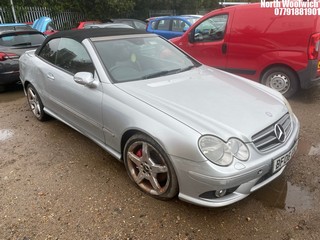 Location: North Woolwich - 2006 MERCEDES CLK200 K SPORT AUTO Convertible REG: BF06GME, Keys: No, MOT Expiry date: 14/11/2023, 1796 Petrol, 5 Speed Auto Petrol, Former Keepers: 4