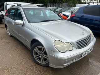 Location: North Woolwich - 2004 MERCEDES C220 CDI AVANTGDE SE A Estate REG: HF04WVU, Keys: No, MOT Expiry date: 28/03/2024, 2148 Diesel, 5 Speed Auto Diesel, Former Keepers: 6