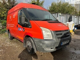 Location: North Woolwich - 2007 FORD TRANSIT 110 T260S FWD Panel Van REG: EF57OTE, Keys: No, MOT Expiry date: 07/12/2024, 2198 Diesel, 5 Speed Manual Diesel, Former Keepers: 5