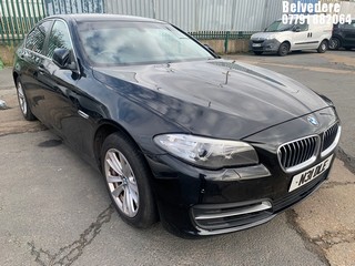 Location: BELVEDERE - 2014 BMW 520D SE AUTO 	 4 DOOR SALOON REG: N31DLE, 1995cc DIESEL, 8 SPEED AUTO DIESEL, Former Keepers: 5, Keys: No, MOT: Expiry date28.07.2025