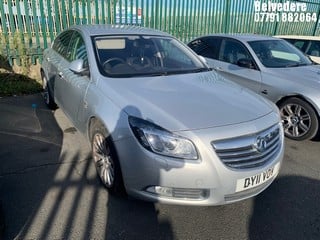 Location: BELVEDERE - 2011 VAUXHALL INSIGNIA ELITE NAV CDTI A 	 5 DOOR HATCHBACK REG: DY11VOV, 1956cc DIESEL, 6 SPEED AUTO DIESEL, Former Keepers: 5, Keys: No, MOT: Expiry date19/04/2024