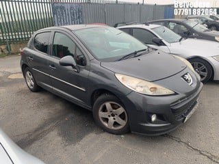 Location: BELVEDERE - 2012 PEUGEOT 207 SPORTIUM 5 DOOR HATCHBACK REG: SA12ESO, 1360cc PETROL, 5 SPEED MANUAL PETROL, Former Keepers: 2, Keys: No, MOT: Expiry date24.07.2025