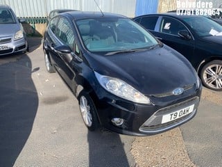 Location: BELVEDERE - 2009 FORD FIESTA ZETEC 90 TDCI 	 3 DOOR HATCHBACK REG: T9OAH, 1560cc DIESEL, 5 SPEED MANUAL DIESEL, Former Keepers: 3, Keys: No, MOT: Expiry date24.03.2024