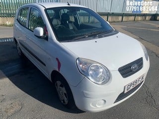 Location: Belvedere - 2010 KIA PICANTO 1 5 Door Hatchback REG: GP59FJK, Keys: No, MOT Expiry date: 06/07/2025, 999 Petrol, 5 Speed Manual Petrol, Former Keepers: 6