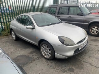 Location: Belvedere - 2002 FORD PUMA 1.7 16V 3 Door Hatchback REG: HF02AYW, Keys: No, MOT Expiry date: 06.07.2024, 1679 Petrol, 5 Speed Manual Petrol, Former Keepers: 5