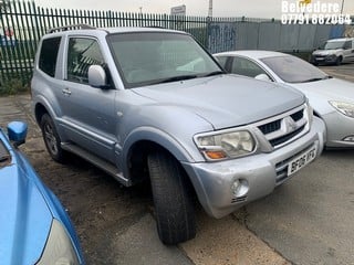 Location: Belvedere - 2006 MITSUBISHI SHOGUN WARRIOR DI-D AUTO Estate REG: BF06VFC, Keys: No, MOT Expiry date: 07/08/2024, 3200 Diesel, 5 Speed Auto Diesel, Former Keepers: 7