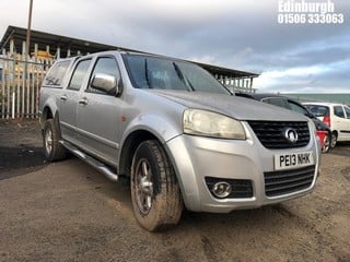 Location: Edinburgh - 2013 GREAT WALL STEED SE TD 4X4 Pick-up REG: PE13NHK, Keys: No, MOT Expiry date: 28/04/2025, 1996 Diesel, 6 Speed Manual Diesel, Former Keepers: 5