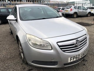 Location: Edinburgh - 2010 VAUXHALL INSIGNIA ES CDTI 5 Door Hatchback REG: FP60UAB, Keys: No, MOT Expiry date: 22/06/2025, 1956 Diesel, 6 Speed Manual Diesel, Former Keepers: 4