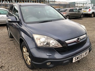 Location: Edinburgh - 2009 HONDA CR-V ES I-CTDI Estate REG: SW09LKK, Keys: No, MOT Expiry date: 02/03/2024, 2204 Diesel, 6 Speed Manual Diesel, Former Keepers: 3