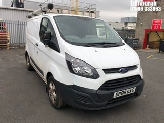 Location: Edinburgh - 2015 FORD TRANSIT CUSTOM 290 ECO-TE Panel Van REG: DP08GAS, Keys: No, MOT Expiry date: 11/10/2024, 2198 Diesel, 6 Speed Manual Diesel, Former Keepers: 4