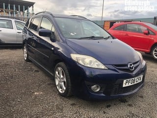 Location: Edinburgh - 2008 MAZDA 5 SPORT MPV REG: PF08CFK, Keys: No, MOT Expiry date: 29/10/2024, 1999 Petrol, 5 Speed Manual Petrol, Former Keepers: 4