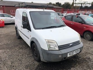 Location: Edinburgh - 2007 FORD TRANSIT CONN T220 L90 Panel Van REG: YC07YCR, Keys: No, MOT Expiry date: 18/01/2025, 1753 Diesel, 5 Speed Manual Diesel, Former Keepers: 11