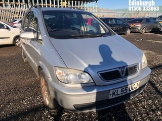 Location: Edinburgh - 2005 VAUXHALL ZAFIRA BREEZE 16V MPV REG: KL55UGJ, Keys: No, MOT Expiry date: 29/11/2024, 1598 Petrol, 5 Speed Manual Petrol, Former Keepers: 6