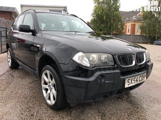 Location: Nottingham - 2005 BMW X3 D Estate REG: SX54COH, Keys: No, MOT Expiry date: 07/03/2025, 1995 Diesel, 6 Speed Manual Diesel, Former Keepers: 11