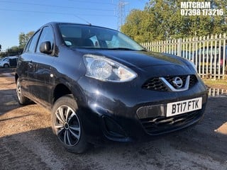 Location: MITCHAM - 2017 NISSAN MICRA VISIA 	 5 DOOR HATCHBACK REG: BT17FTK, 1198cc PETROL, 5 SPEED MANUAL PETROL, Former Keepers: 4, Keys: No, MOT: Expiry date30/03/2025