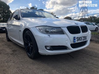 Location: MITCHAM - 2011 BMW 318I ES AUTO 	 4 DOOR SALOON REG: SK11ZBX, 1995cc PETROL, 6 SPEED AUTO PETROL, Former Keepers: 11, Keys: No, MOT: Expiry date07/07/2025