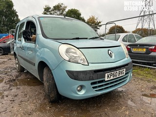 Location: Mitcham - 2010 RENAULT KANGOO EXPRESSION 16V A MPV REG: KP60BVG, Keys: No, MOT Expiry date: 07/04/2025, 1598 Petrol, 4 Speed Auto Petrol, Former Keepers: 5