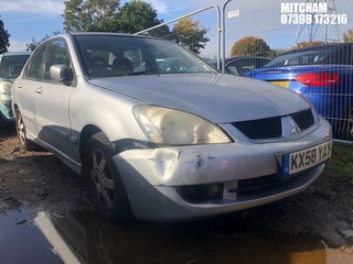 Location: Mitcham - 2008 MITSUBISHI LANCER ELEGANCE A 4 Door Saloon REG: KX58YAY, Keys: No, MOT Expiry date: 11/08/2024, 1584 Petrol, 4 Speed Auto Petrol, Former Keepers: 5