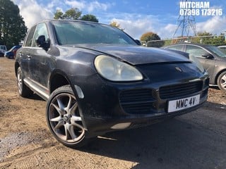 Location: Mitcham - 2004 PORSCHE CAYENNE TIPTRONIC S Estate REG: MWC4V, Keys: No, MOT Expiry date: 08/11/2024, 3189 Petrol, 6 Speed Auto Petrol, Former Keepers: 15