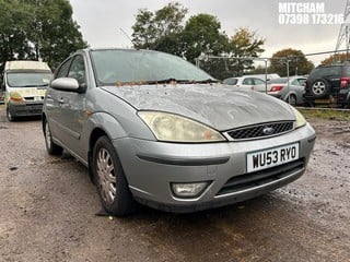 Location: Mitcham - 2003 FORD FOCUS GHIA 5 Door Hatchback REG: WU53RYO, Keys: No, MOT Expiry date: 10/04/2025, 1796 Petrol, 5 Speed Manual Petrol, Former Keepers: 3