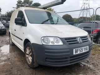 Location: Mitcham - 2009 VOLKSWAGEN CADDY C20 TDI 104 Panel Van REG: BF59YHG, Keys: No, MOT Expiry date: 16/07/2024, 1896 Diesel, 5 Speed Manual Diesel, Former Keepers: 3