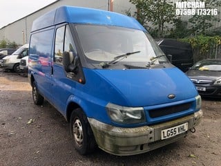 Location: Mitcham - 2005 FORD TRANSIT 280 SWB Panel Van REG: LG55VHL, Keys: No, MOT Expiry date: 08/11/2023, 1998 Diesel, 5 Speed Manual Diesel, Former Keepers: 5