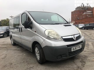 Location: Nottingham - 2007 VAUXHALL VIVARO 2900 D/C LWB Panel Van REG: BJ57FHC, Keys: No, MOT Expiry date: 30/01/2025, 1995 Diesel, 6 Speed Manual Diesel, Former Keepers: 5