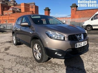 Location: Nottingham - 2012  NISSAN  QASHQAI ACENTA 	 5 Door Hatchback 	 REG: EO62JUV, 1598cc Petrol , 5 Speed Manual Petrol 	, Former Keepers: 2, Keys: Yes, MOT Expiry date: 18/10/2024