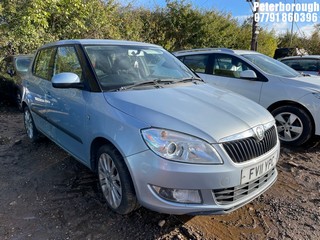 Location: Peterborough - 2011 SKODA FABIA ELEGANCE TSI 85 5 Door Hatchback REG: FV11YPC, Keys: No, MOT Expiry date: 02/03/2024, 1197 Petrol, 5 Speed Manual Petrol, Former Keepers: 5