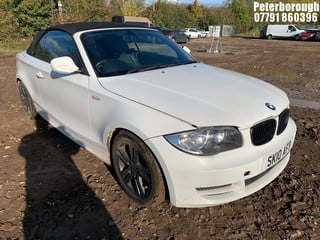 Location: Peterborough - 2010 BMW  118I ES Convertible REG: SK10AFB, Keys: Yes, MOT Expiry date: 25/04/2026, 1995 Petrol, 6 Speed Manual Petrol, Former Keepers: 3