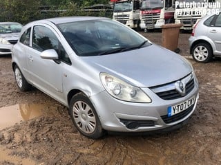 Location: Peterborough - 2007 VAUXHALL CORSA CLUB A/C 3 Door Hatchback REG: YT07CWY, Keys: No, MOT Expiry date: 25/05/2023, 1229 Petrol, 5 Speed Manual Petrol, Former Keepers: 4