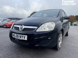 Location: Plymouth - 2008 VAUXHALL ZAFIRA EXCLUSIV MPV REG: ML08NYV, Keys: No, MOT Expiry date: 22/11/2024, 1598 Petrol, 5 Speed Manual Petrol, Former Keepers: 7