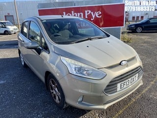 Location: South Wales - 2013  FORD  B-MAX ZETEC TURBO MPV  REG: EF13OXT, 998cc Petrol , 5 Speed Manual Petrol, Former Keepers: 2, Keys: Yes, MOT Expiry date: 22/11/2024