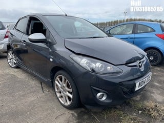 Location: Hull - 2014 MAZDA 2 SPORT VENTURE EDITION 5 Door Hatchback REG: ND14XZS, Keys: No, MOT Expiry date: 09/11/2024, 1349 Petrol, 5 Speed Manual Petrol, Former Keepers: 3