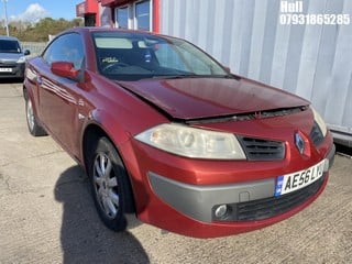 Location: Hull - 2006 RENAULT MEGANE DYNAMIQUE Coupe REG: AE56LYU, Keys: No, MOT Expiry date: 25/01/2025, 1598 Petrol, 5 Speed Manual Petrol, Former Keepers: 13