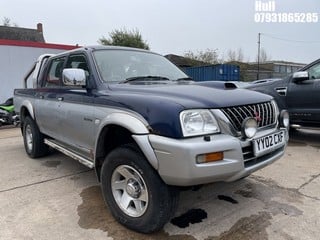 Location: Hull - 2002 MITSUBISHI L200 2.5TD 4LIFE 4WD Pick-up REG: YY02CXF, Keys: No, MOT Expiry date: 21/03/2025, 2477 Diesel, 5 Speed Manual Diesel, Former Keepers: 6