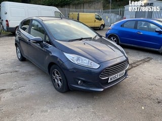 Location: Leeds - 2013 FORD FIESTA TITANIUM ECONETIC 5 Door Hatchback REG: NX63VUA, Keys: No, MOT Expiry date: 01-10-2024, 1560 Diesel, 5 Speed Manual Diesel, Former Keepers: 4