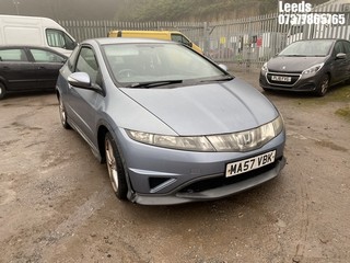 Location: Leeds - 2007 HONDA CIVIC TYPE-S I-CTDI 3 Door Hatchback REG: MA57VBK, Keys: No, MOT Expiry date: 16-10-2023, 2204 Diesel, 6 Speed Manual Diesel, Former Keepers: 6