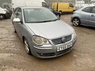 Location: Leeds - 2005 VOLKSWAGEN POLO SPORT TDI 130 5 Door Hatchback REG: CT55DAO, Keys: No, MOT Expiry date: 12-11-2023, 1900 Diesel, 6 Speed Manual Diesel, Former Keepers: 8