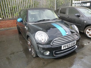 Location:  Hayes - 2013 MINI  COOPER D BAYSWATER AUTO 3 Door Hatchback REG: PF63GXH, Keys: No, MOT Expiry date: 18/07/2024, 1995 Diesel, 6 Speed Auto Diesel, Former Keepers: 5