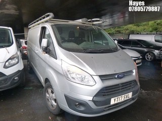 Location:  Hayes - 2017 FORD TRANSIT CUSTOM 290 LIMITE Panel Van REG: YT17SVL, Keys: No, MOT Expiry date: 29/11/2023, 1995 Diesel, 6 Speed Manual Diesel, Former Keepers: 8