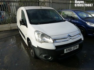 Location:  Hayes - 2011 CITROEN BERLINGO 850 EN-PRISE HDI Panel Van REG: KN61ZFH, Keys: No, MOT Expiry date: 11/01/2025, 1560 Diesel, 5 Speed Manual Diesel, Former Keepers: 9