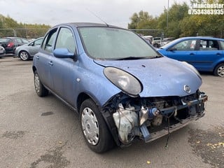 Location: Manchester - 2006 NISSAN MICRA SPIRITA 5 Door Hatchback REG: RV56FYZ, 1240 Petrol, 5 Speed Manual Petrol, Former Keepers: 5, Keys: No, MOT Expiry date: 22/11/2024